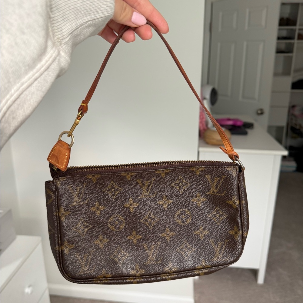 Louis Vuitton LV monogram pouchette shoulder bag
